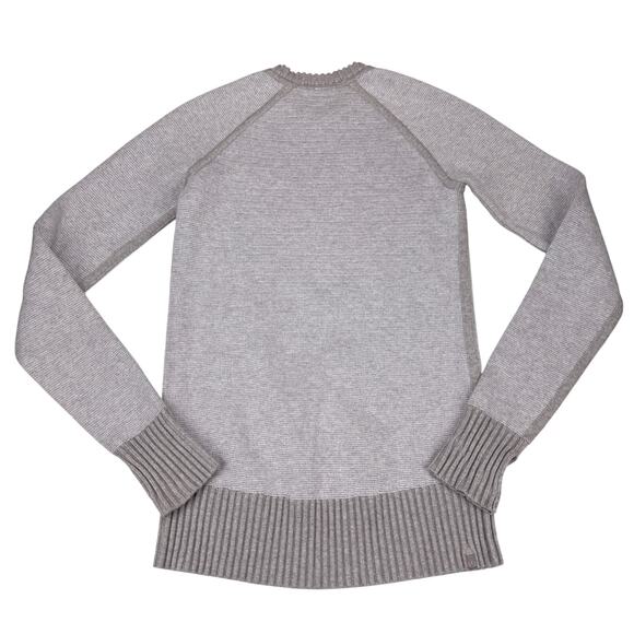LULULEMON Still Lotus Sweater Sz Small Reversible Frosted Mulberry Lilac - Picture 6 of 7